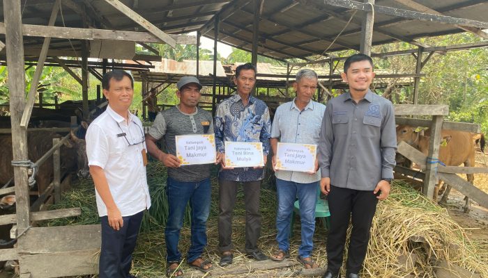Dua Kelompok Tani di Lempake Terima Bantuan Sapi Aspirasi DPRD Kaltim
